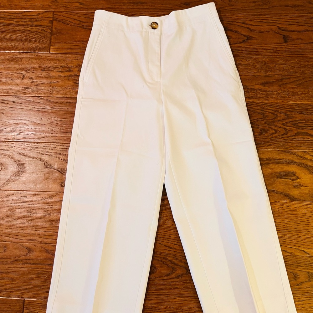 Ann Taylor‎ white cropped Trousers